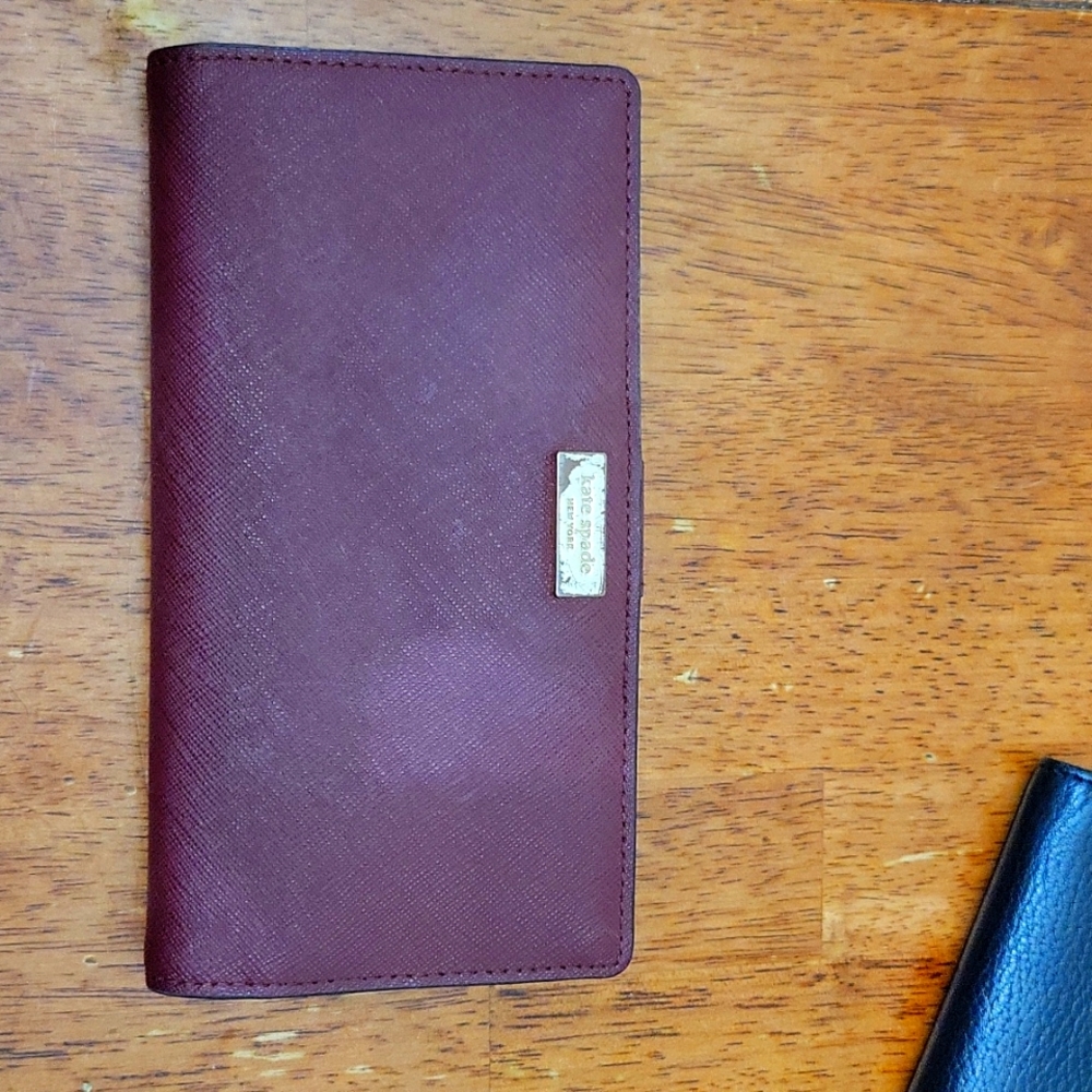 Wine Kate Spade wallet